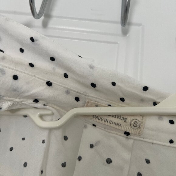 White Polka Dot Shirt - Picture 2 of 3